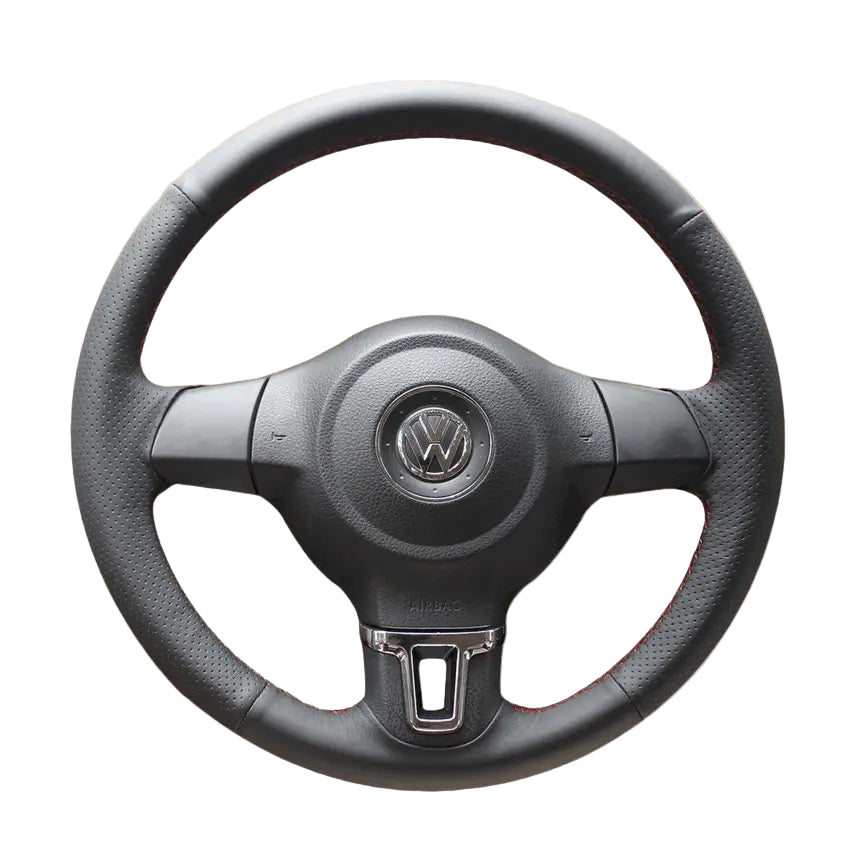 Steering Wheel Cover for Volkswagen Golf MK6 VI Polo Tiguan Touran Caddy Jetta 2009-2015