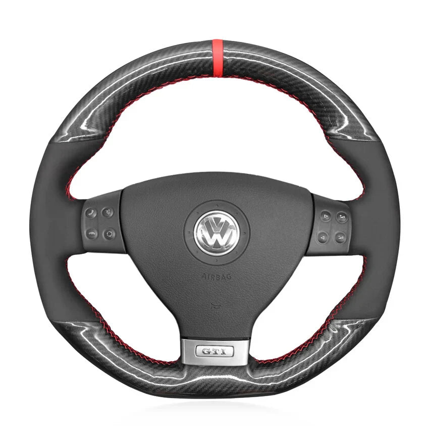 Steering Wheel Cover for Volkswagen Golf GTI 5 V R32 Scirocco Passat Variant Tiguan 2004-2010