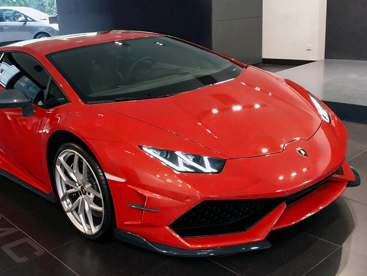 Carbon Fiber Front Bumper Splitter For Lamborghini Huracan LP610-4 LP580-2 LP640 EVO