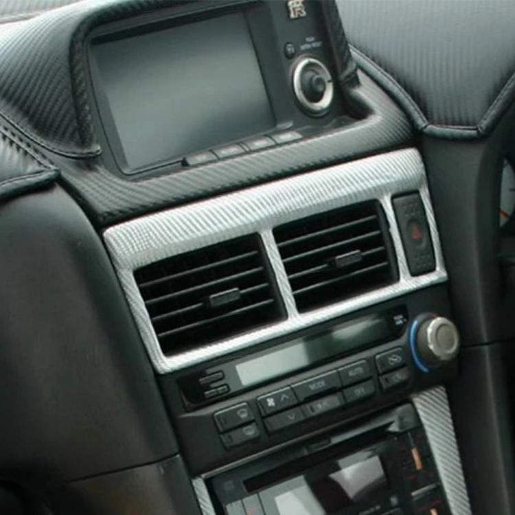 Carbon Fiber Aircon Trim For Nissan GTR R34
