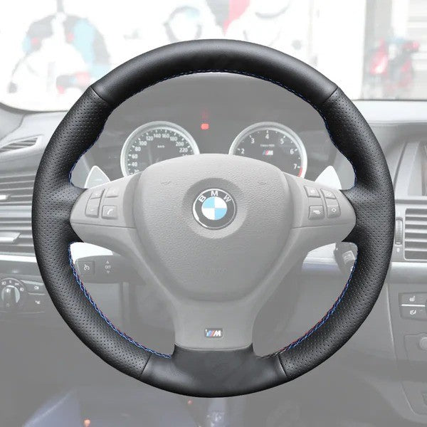 Steering wheel cover for BMW