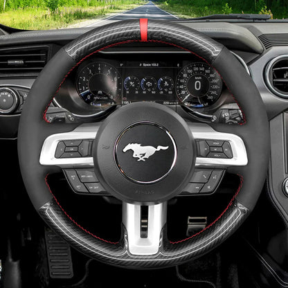 Steering Wheel Cover for Ford Mustang 2015-2024