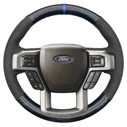 Steering Wheel Cover for Ford F-150 F150 F-250 F250 F-350 F350 F-450 F450 Expedition 2015-2023