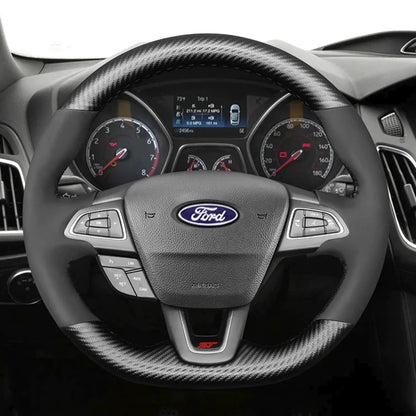 Steering Wheel Cover for Ford Focus ST Focus ST-Line Focus RS Ecosport ST-Line Kuga Escape