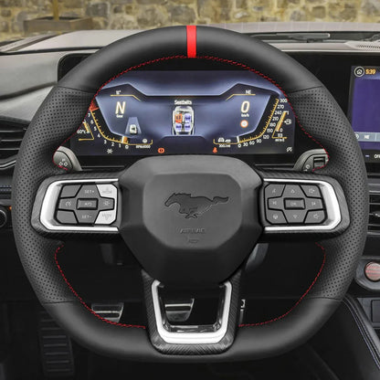 Steering Wheel Cover for Ford Mustang Ecoboost S650 Dark Horse 2024-2025