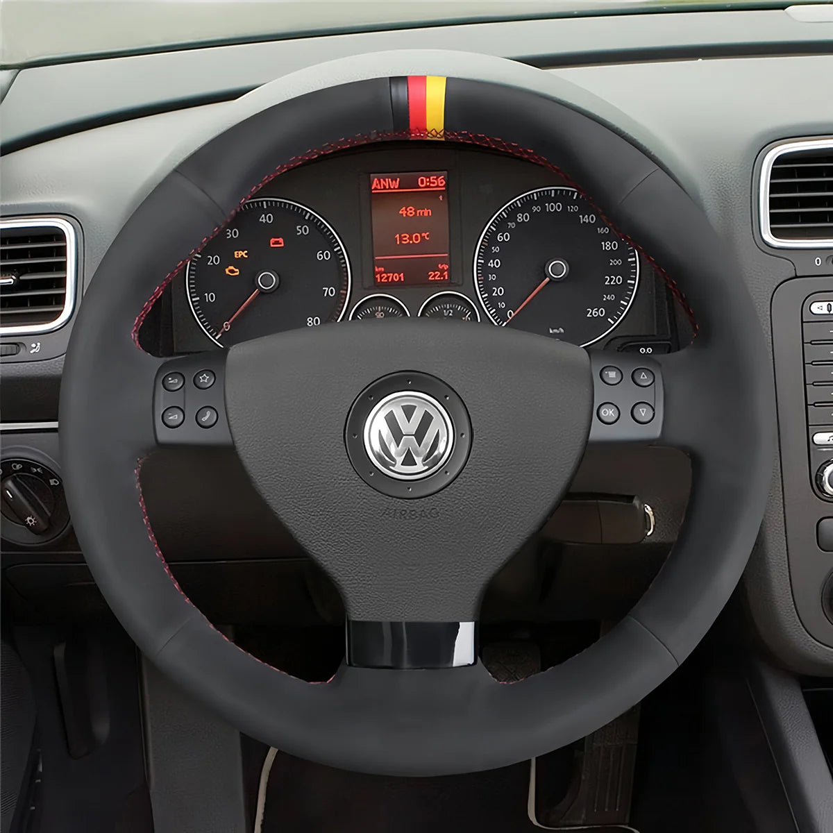 Steering Wheel Cover for Volkswagen VW EOS MK5 2005-2009