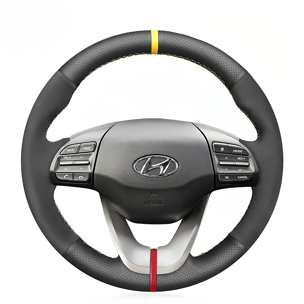 Steering Wheel Cover for Hyundai Veloster i30 Elantra 2017-2023