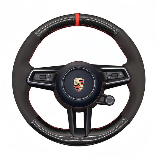 Steering Wheel Cover for Porsche 911 992 Macan Panamera Taycan 2020-2023