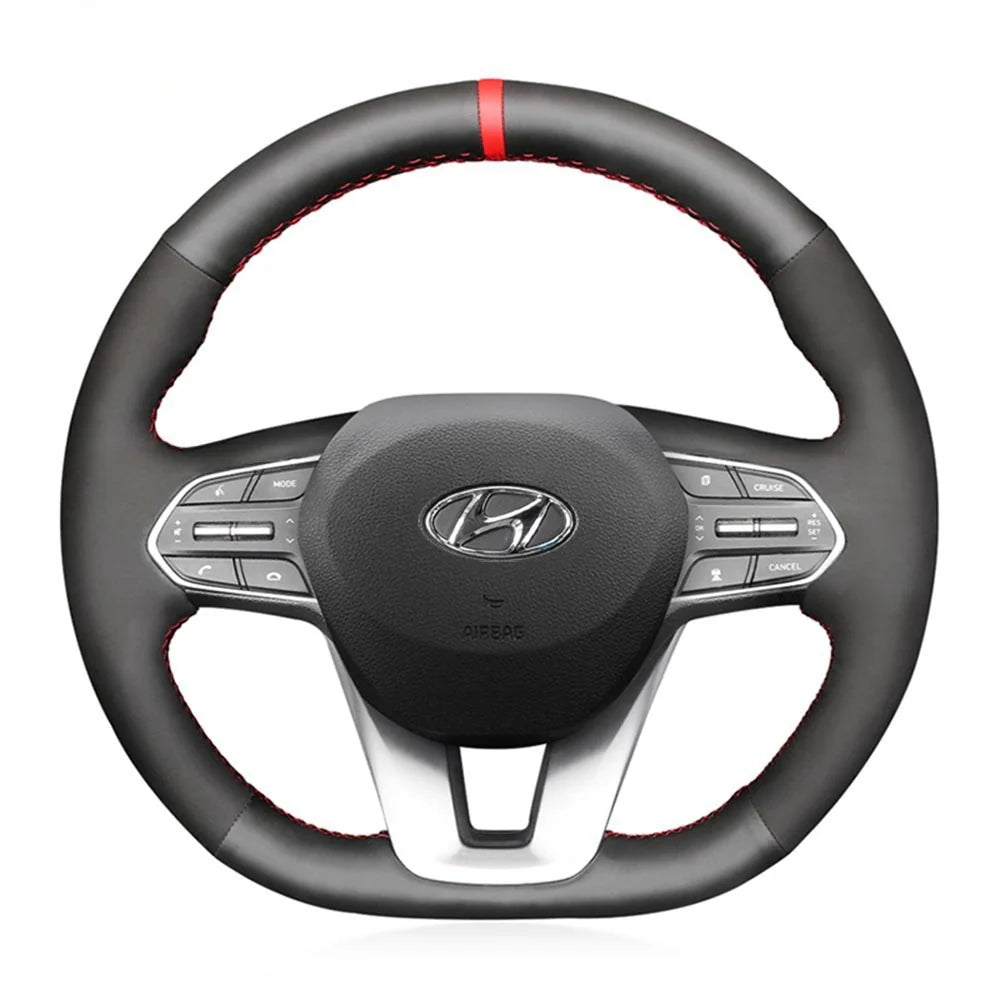 Steering Wheel Cover for Hyundai Santa Fe IV Palisade 2018-2023