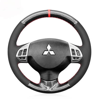 Steering Wheel Cover for Mitsubishi i-MiEV Lancer 9 IX Lancer Sportback Outlander Sport RVR ASX Colt L200 Triton