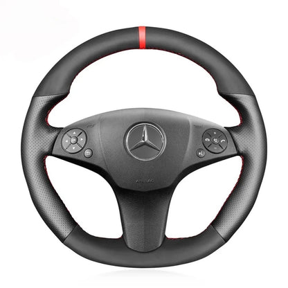 Steering Wheel Cover for Mercedes-Benz AMG C63 W204 C219 W212 R230 C197 R197