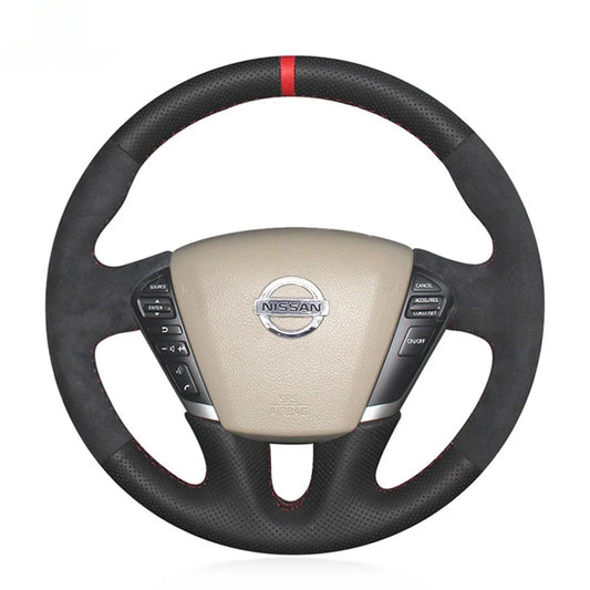 Steering Wheel Cover for Nissan Murano Teana Elgrand E52 Maxima Quest 2008-2021