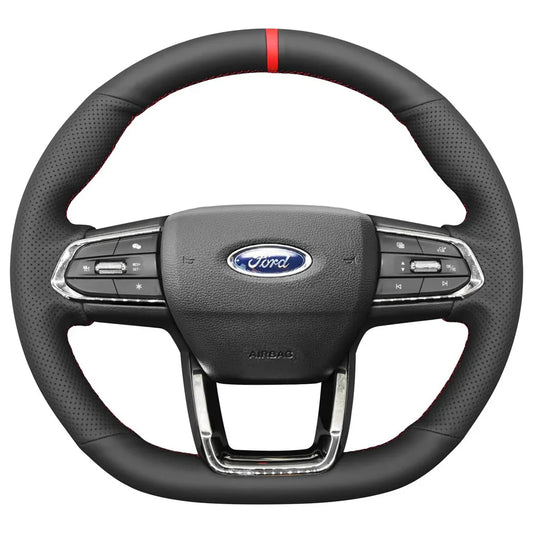 Steering Wheel Cover for Ford Fiesta MK6 ST RS Fusion Transit Connect 2001-2013