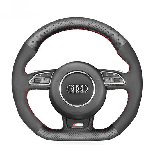 Steering Wheel Cover for Audi A5 A7 S3 S4 S5 S6 S7 SQ5 RS 5 RS 7 2012-2018