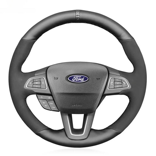 Steering Wheel Cover for Ford Focus Kuga Escape Grand C-Max Ecosport 2015-2022