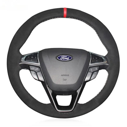 Steering Wheel Cover for Ford Edge Fusion Mondeo S-Max Edge Galaxy 2013-2024