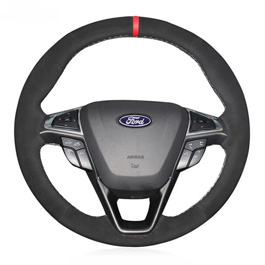 Steering Wheel Cover for Ford Edge Fusion Mondeo S-Max Edge Galaxy 2013-2024