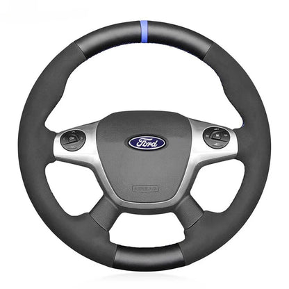 Steering Wheel Cover for Ford Focus III Escape Grand C-Max Kuga 2010-2018