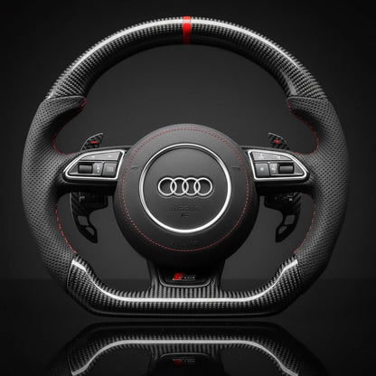 Custom Steering Wheel For Audi A5 A7 S3 S4 S5 S6 S7 SQ5 RS 5 RS 7 2012-2018