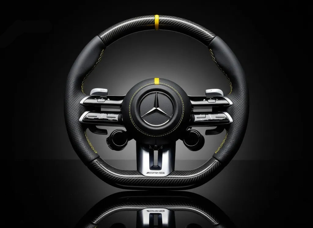 Custom Steering Wheel For Mercedes A-Class/C-Class/E-Class/G-Class/S-Class/V-Class/X-Class/AMG GT/CLA/CLS/GLA/GLC/GLE/GLS (2021-2025)