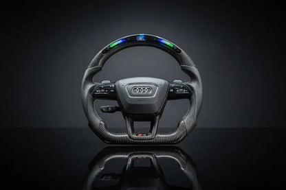 Custom Steering Wheel For Audi Q3 Q5 SQ5 Q7 SQ7 Q8 SQ8 RSQ8 (2015-2022)