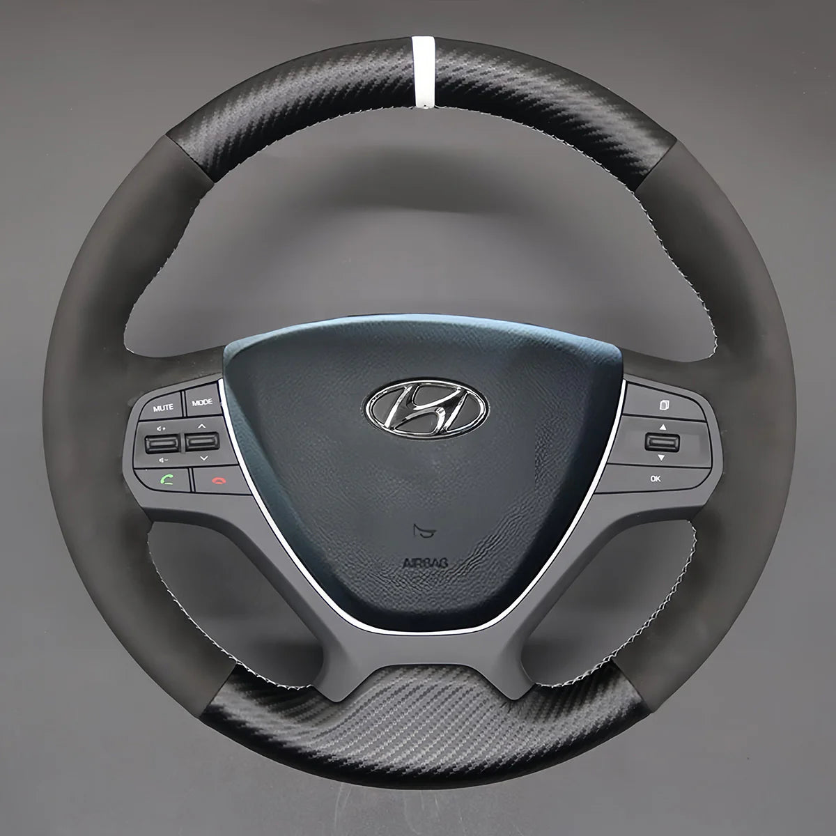 Steering Wheel Cover for Hyundai i10 2013-2020 i20 2015-2020