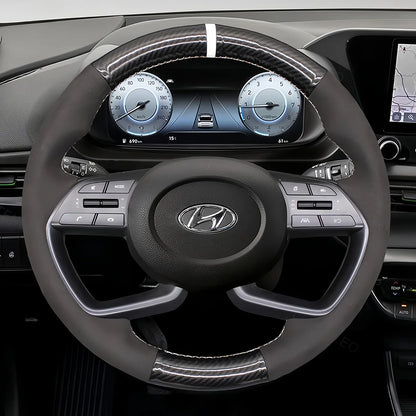 Steering Wheel Cover for Hyundai i20 III Bayon 2020-2024
