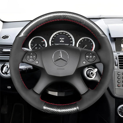 Steering Wheel Cover for Mercedes-Benz C-Class W204 2007-2011 C280 C230 C180 C260 C200 C300