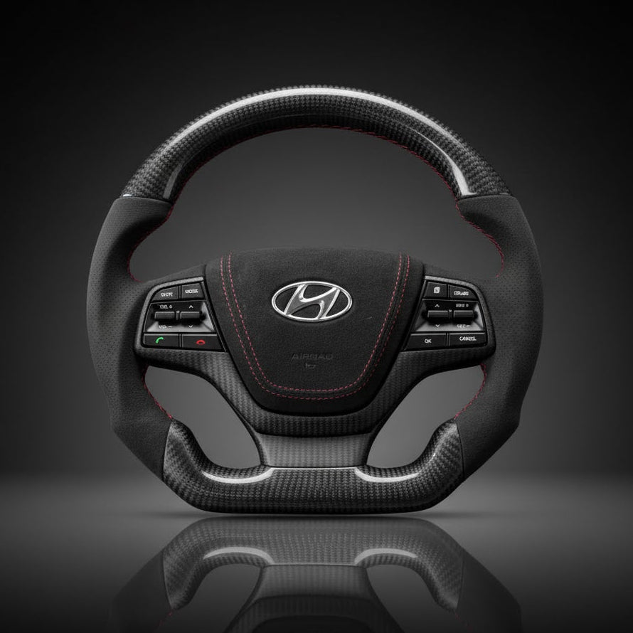 Custom Steering Wheel For Hyundai Elantra (2017-2018) / Accent (2019-2020)