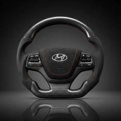 Custom Steering Wheel For Hyundai Elantra (2017-2018) / Accent (2019-2020)