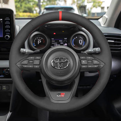 Steering Wheel Cover for Toyota Yaris IV Yaris Cross Aygo X GR 2020-2024