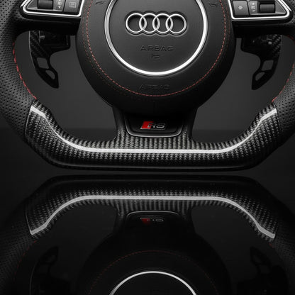 Custom Steering Wheel For Audi A5 A7 S3 S4 S5 S6 S7 SQ5 RS 5 RS 7 2012-2018