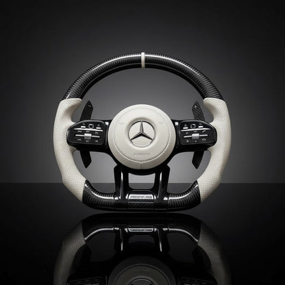Custom Steering Wheel For Mercedes-Benz AMG A35/C63/E63/AMG GT-4door/G63/W177/W205/W213/W167/W222/C190/H247/X253