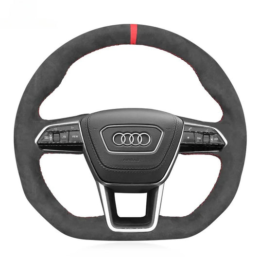 Steering Wheel Cover for Audi A6 A7 S6 S7 RS 6 RS 7 E-Tron 2018-2022