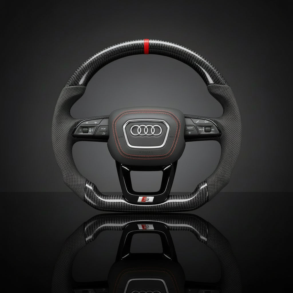 Steering Wheel For Audi Q3 Q5 SQ5 Q7 SQ7 Q8 SQ8 RSQ8 (2015-2024)