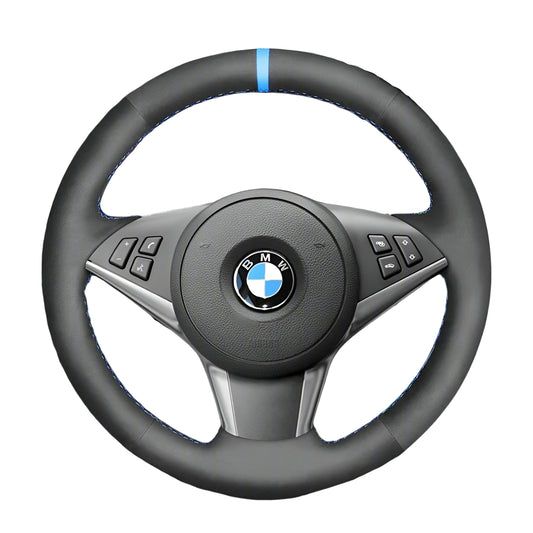 Steering Wheel Cover for BMW 5 Series E60 E61 2003-2010 6 Series E63 E64 2004-2009