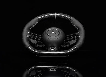 Custom Steering Wheel For Mercedes A-Class/C-Class/E-Class/G-Class/S-Class/V-Class/X-Class/AMG GT/CLA/CLS/GLA/GLC/GLE/GLS (2021-2025)