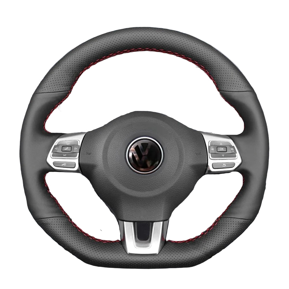 Steering Wheel Cover for Volkswagen Golf MK6 Polo GTI Scirocco Tiguan Jetta 2009-2018