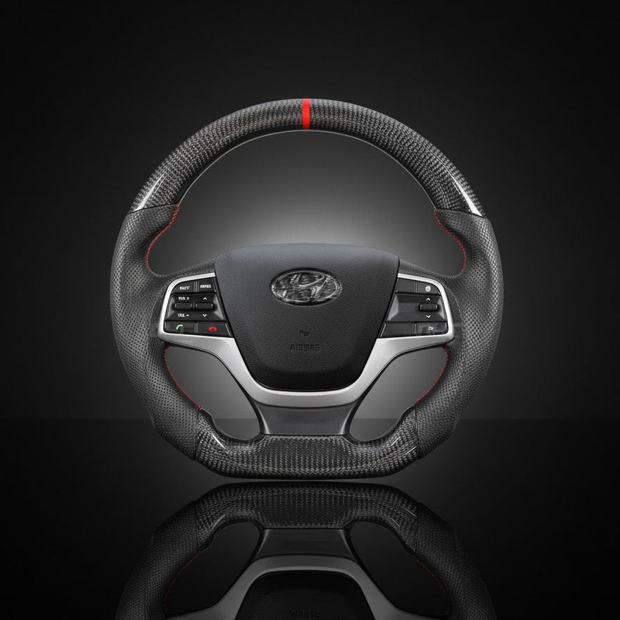 Custom Steering Wheel For Hyundai Elantra (2017-2018) / Accent (2019-2020)