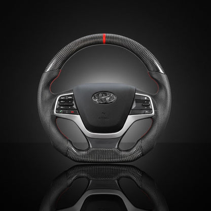 Custom Steering Wheel For Hyundai Elantra (2017-2018) / Accent (2019-2020)
