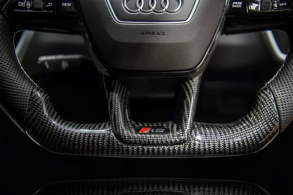 Custom Steering Wheel For Audi Q3 Q5 SQ5 Q7 SQ7 Q8 SQ8 RSQ8 (2015-2022)