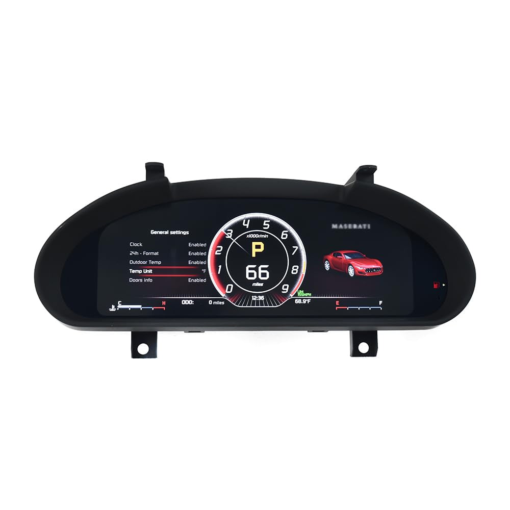 Digital Cluster for Maserati Granturismo GT 2008 - 2020