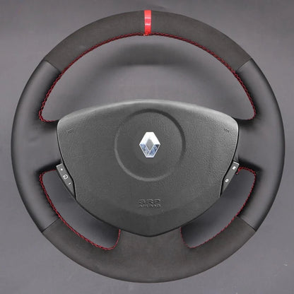 Steering Wheel Cover for Renault Clio Twingo 2 Logan Sandero 1 / Dacia Logan Sandero 2001-2015