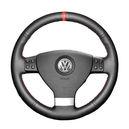 Steering Wheel Cover for Volkswagen Golf 5 Polo Jetta Passat Touran Caddy EOS 2003-2010