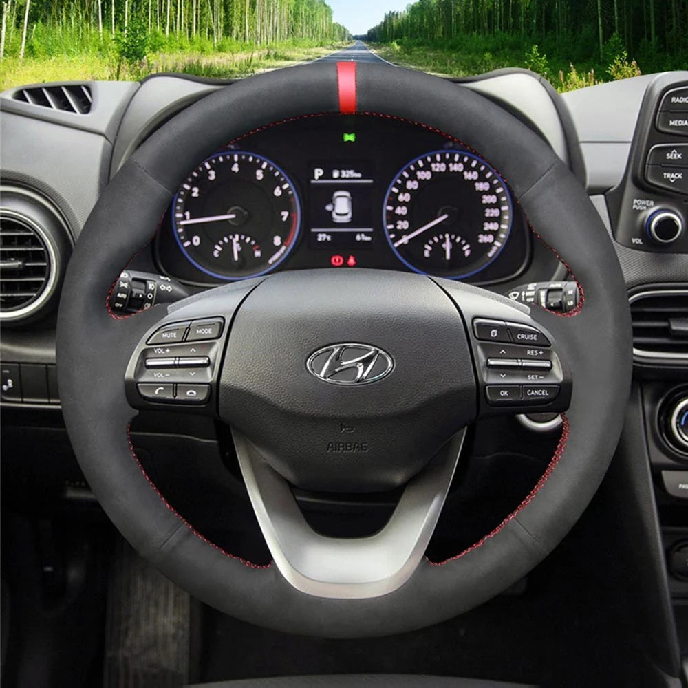 Steering Wheel Cover for Hyundai Kona 2017-2023
