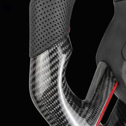 Custom Steering Wheel For Ford Focus ST Focus ST-Line Focus RS Ecosport ST-Line Kuga Escape (2015-2018)