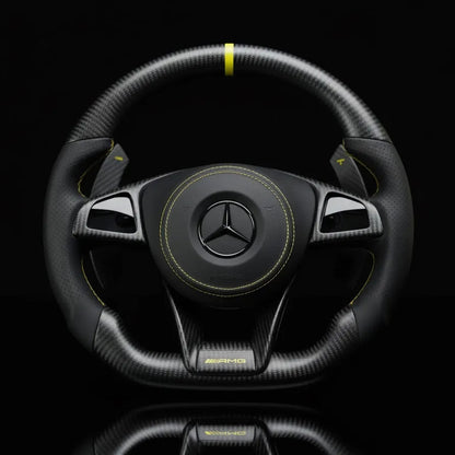 Custom Steering Wheel For Mercedes-Benz C/E/A/CLA/AMG GT/C190/R190/W205/C117/C218/W213/X253/W166/W222