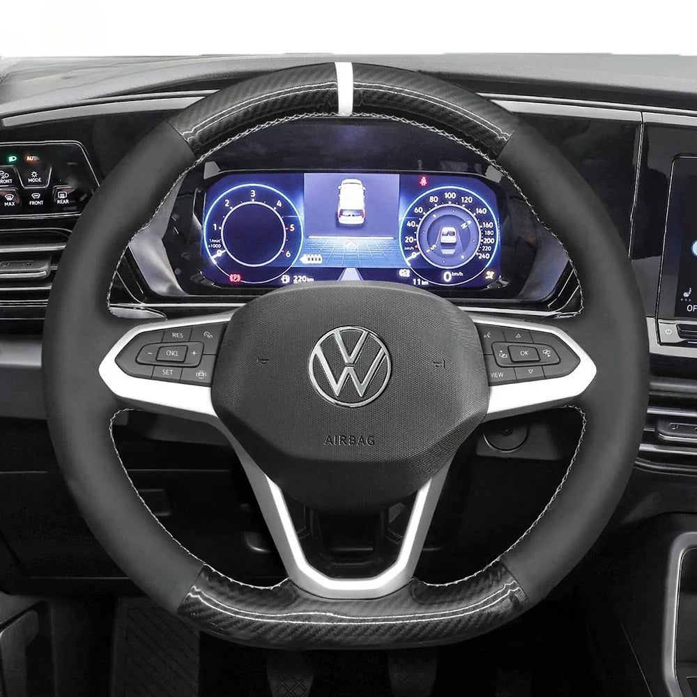 Steering Wheel Cover for Volkswagen Arteon Atlas ID.4 Taos Golf 8 Caddy Passat Tiguan 2019-2021