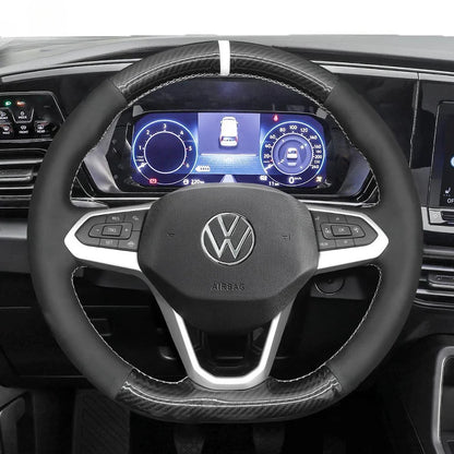 Steering Wheel Cover for Volkswagen Arteon Atlas ID.4 Taos Golf 8 Caddy Passat Tiguan 2019-2021