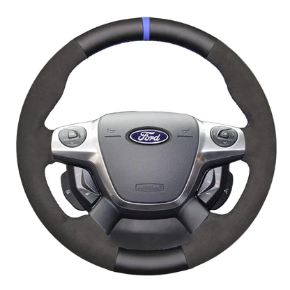 Steering Wheel Cover for Ford Focus III Escape Grand C-Max Kuga 2010-2018